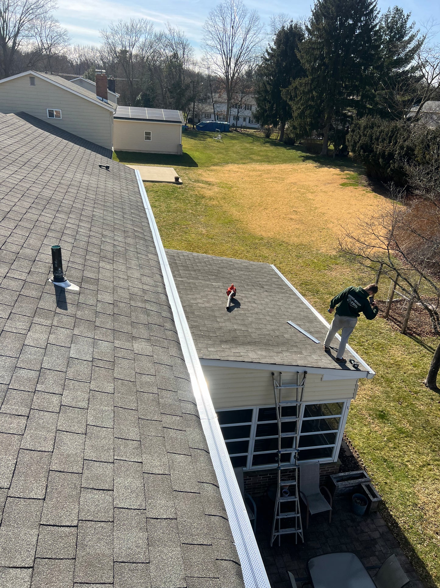 Aluminum Gutter Guard installation