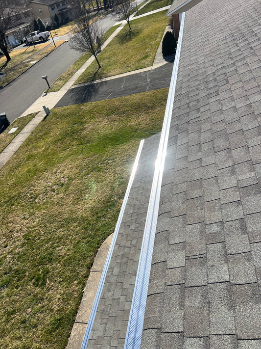 Aluminum Gutter Guard installation