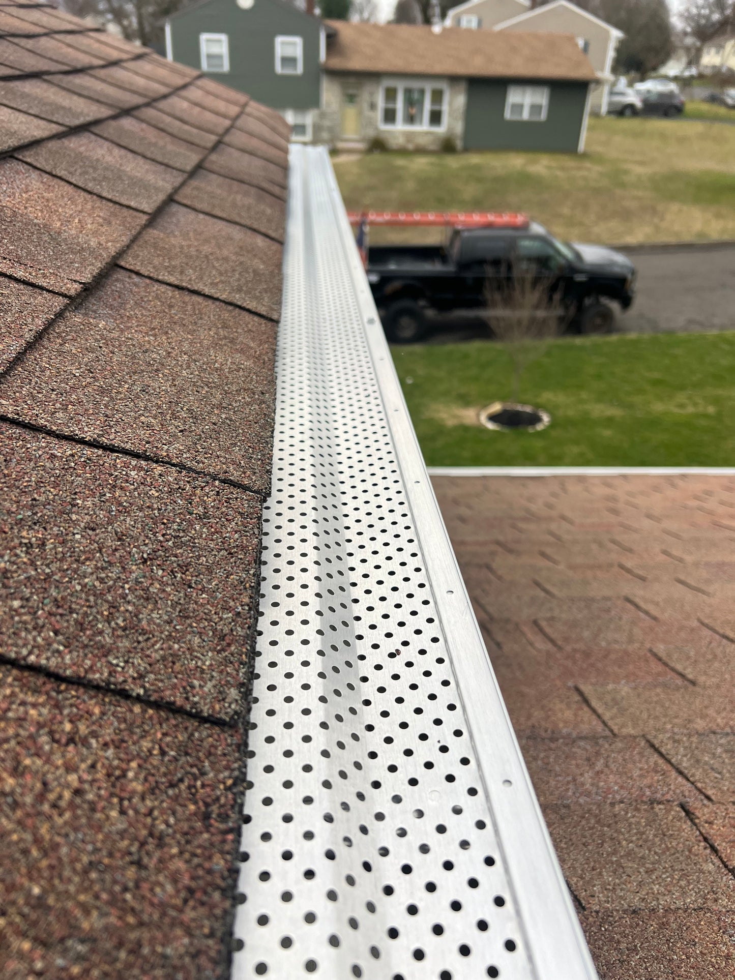 Aluminum Gutter Guard installation